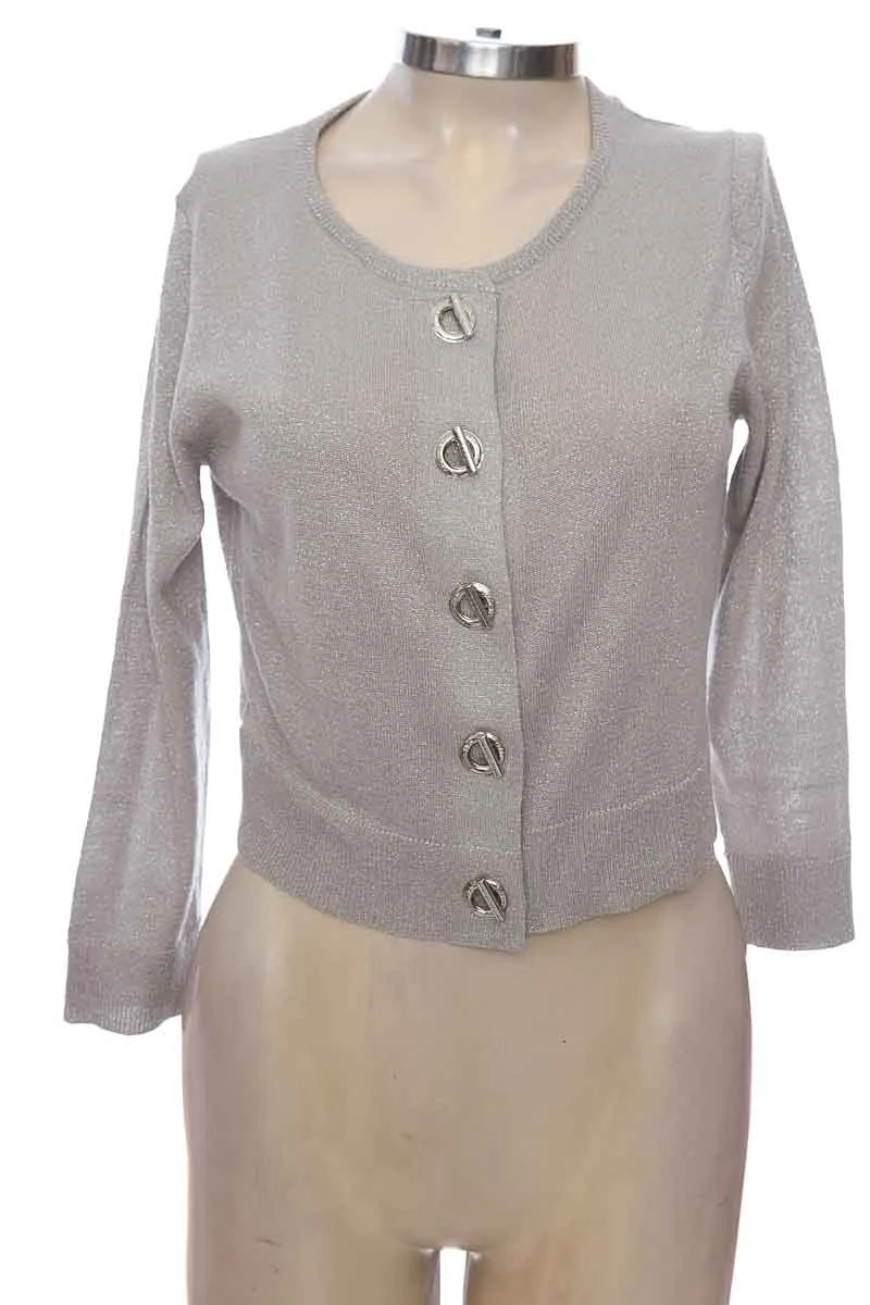 SWEATER COLOR PLATEADO  BANANA REPUBLIC