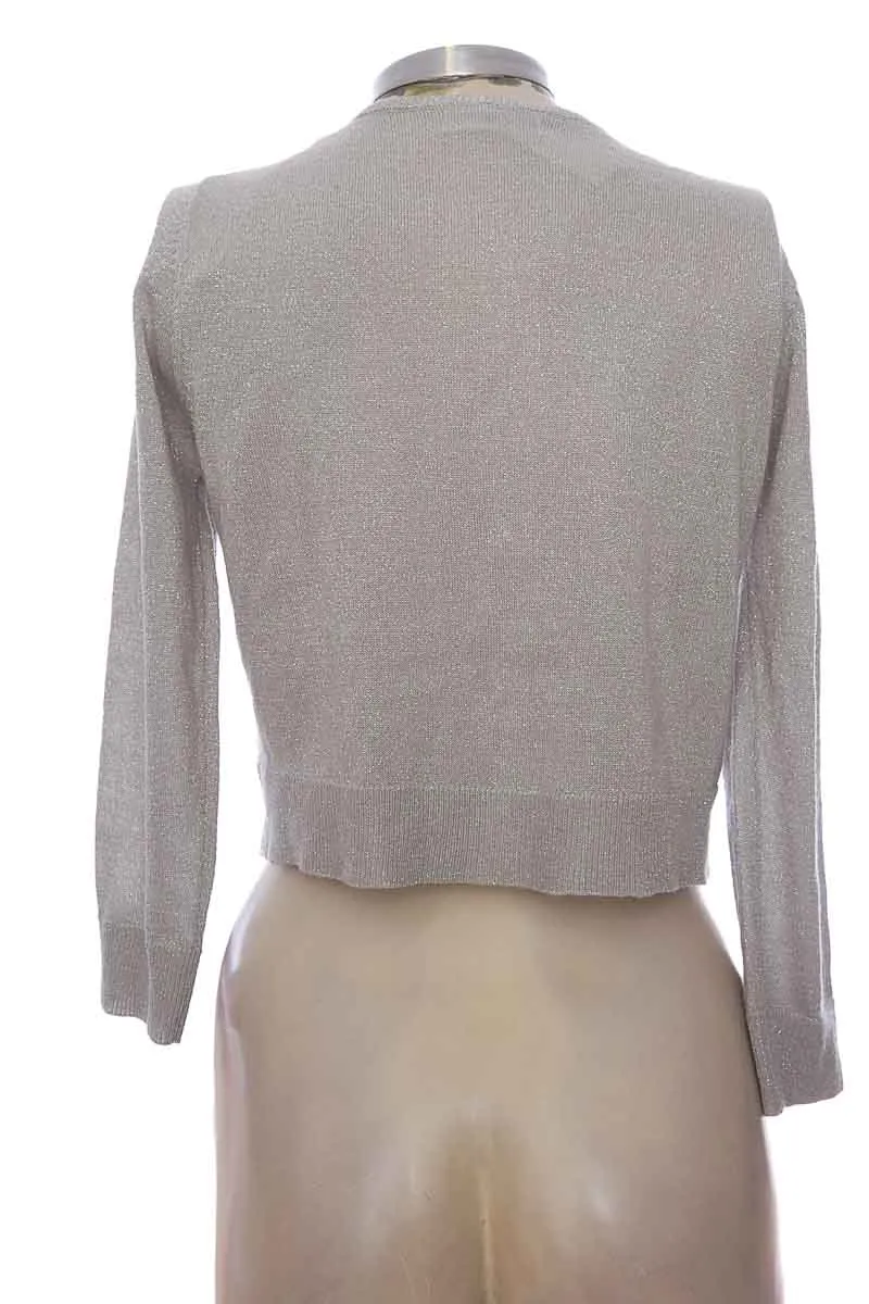 SWEATER COLOR PLATEADO  BANANA REPUBLIC
