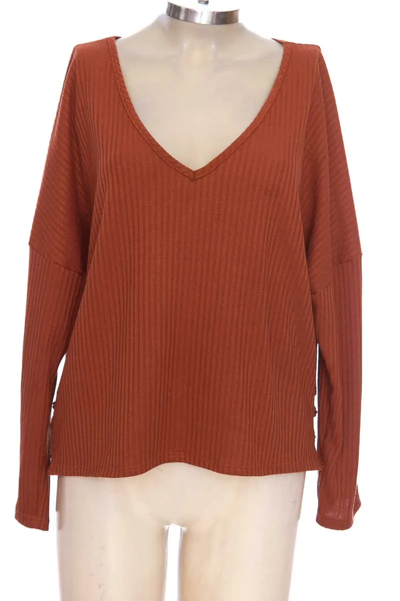 SWEATER COLOR VINOTINTO  YERBA BUENA