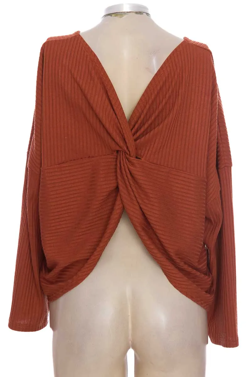 SWEATER COLOR VINOTINTO  YERBA BUENA