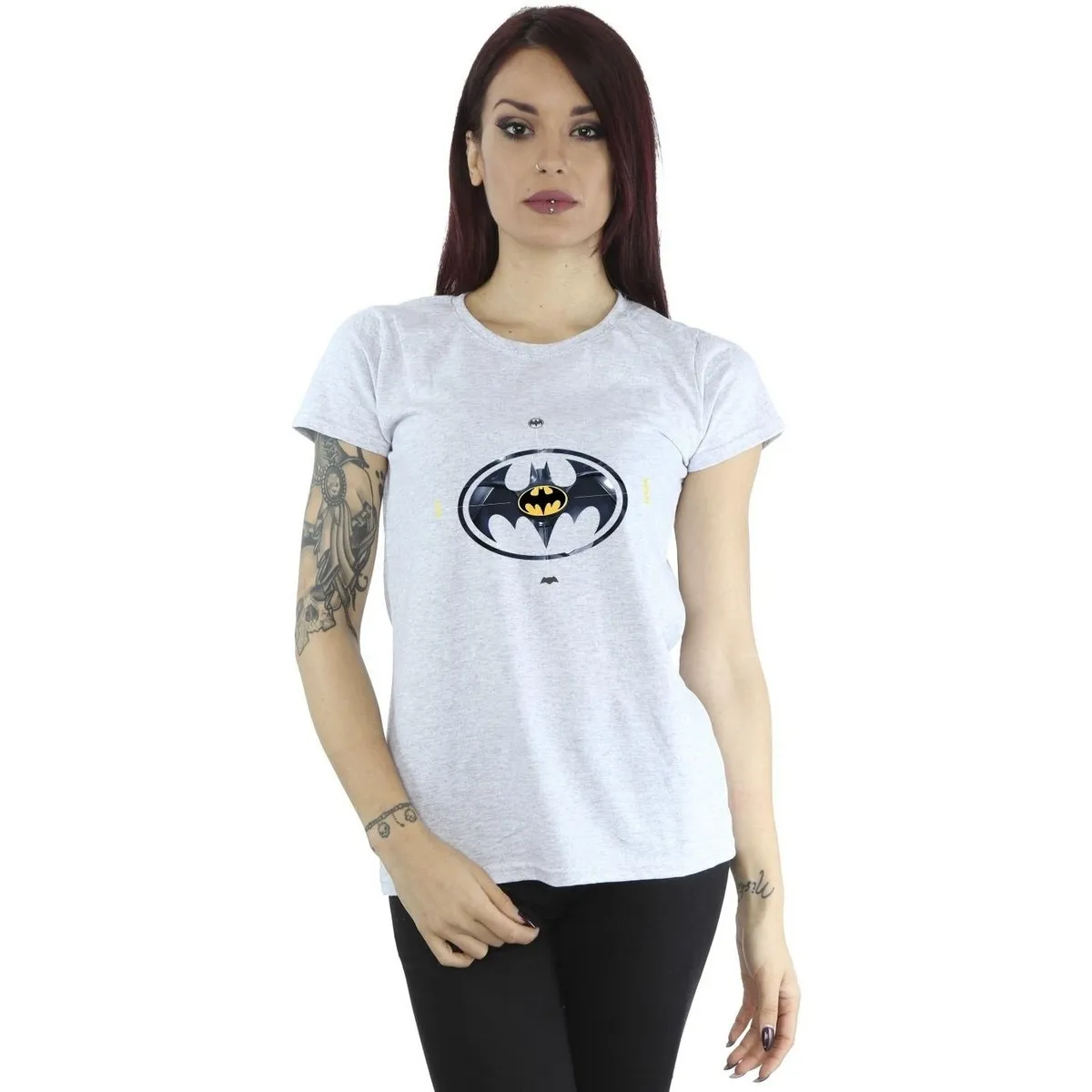 The Flash Batman Metal Logo