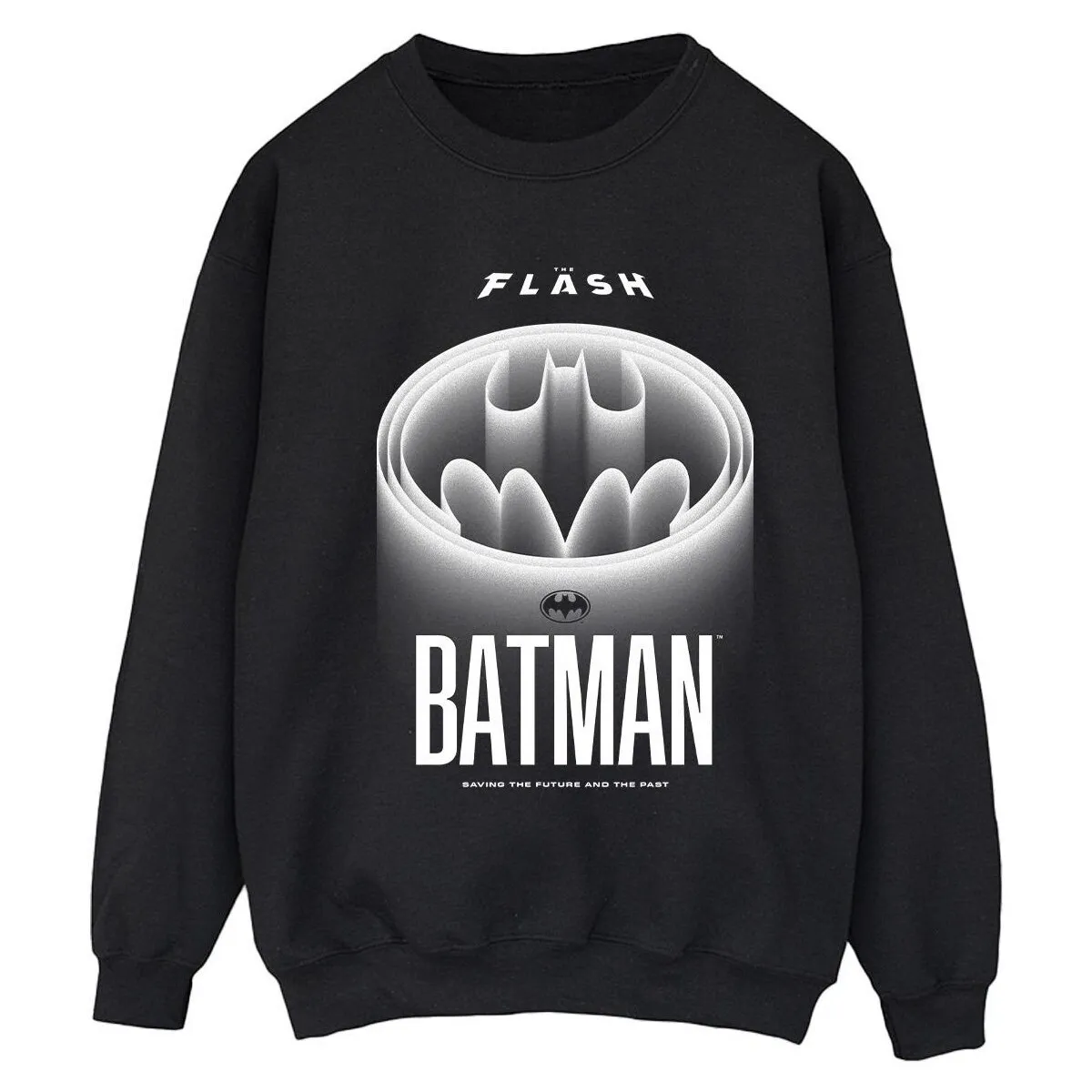 The Flash Batman White Logo