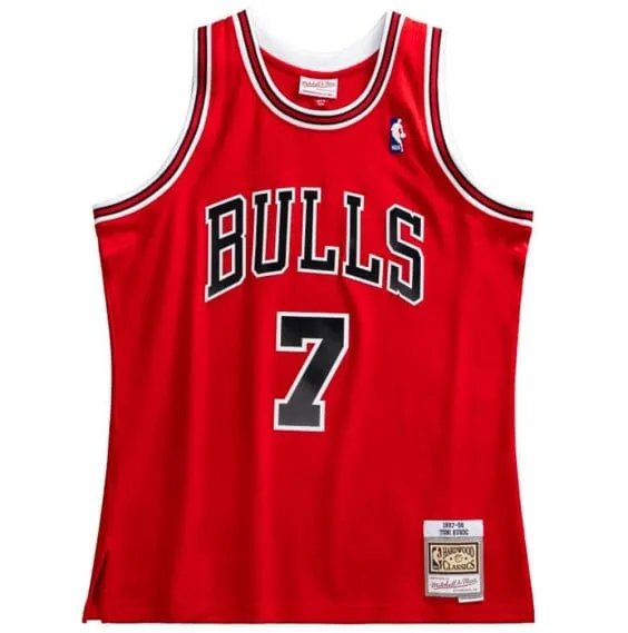 TONI KUKOC CHICAGO BULLS 9798 RED RETRO SWINGMAN