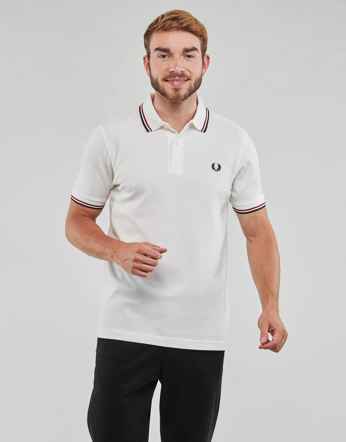 TWIN TIPPED FRED PERRY SHIRT