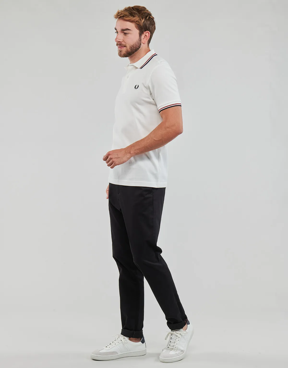TWIN TIPPED FRED PERRY SHIRT