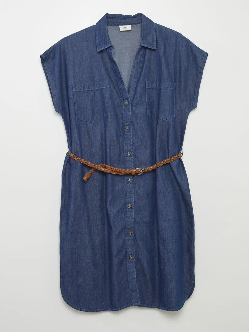 VESTIDO CAMISERO 'JDY'  AZUL