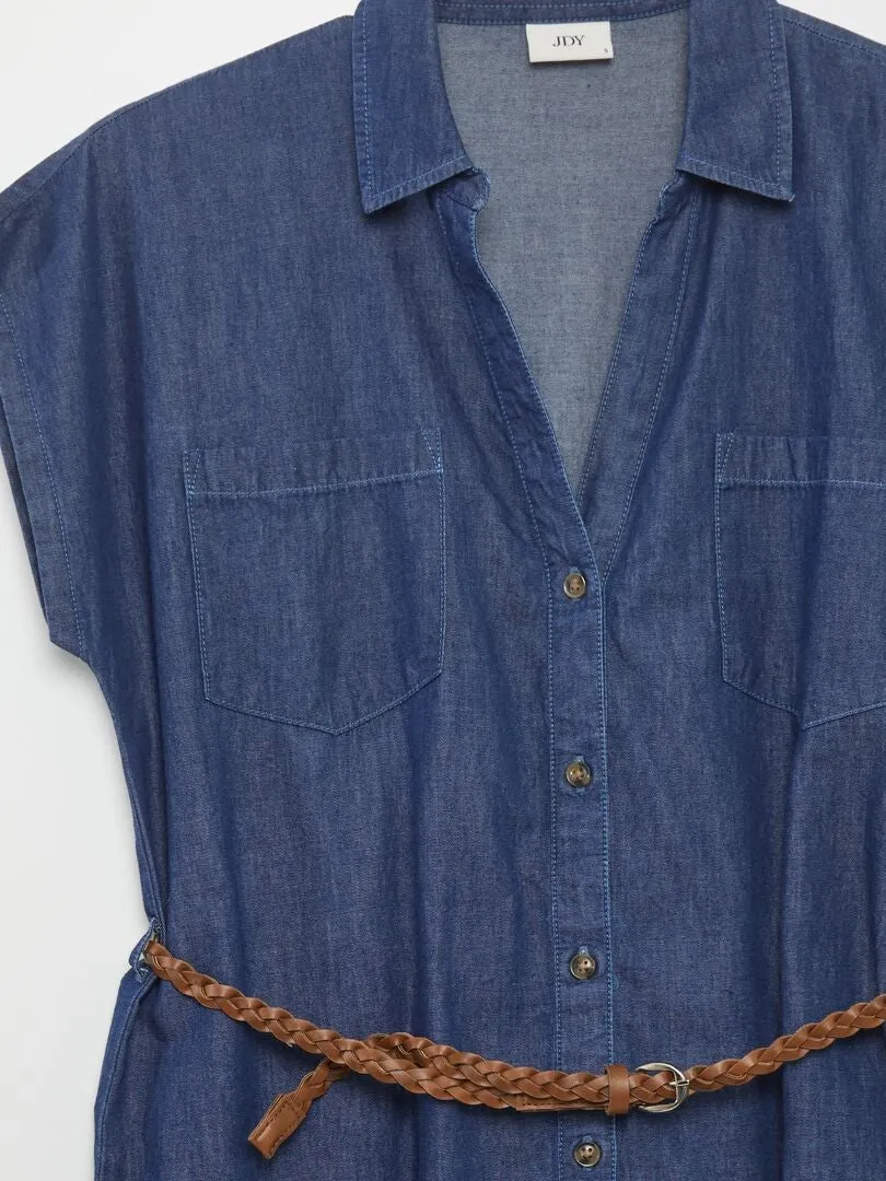 VESTIDO CAMISERO 'JDY'  AZUL