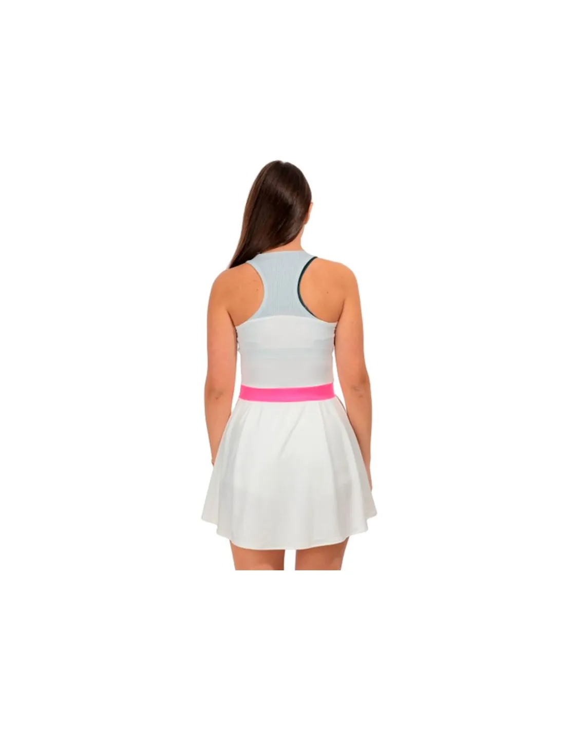 Vestido de Tenis Mizuno Charge Printed Mujer Blanco