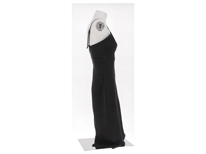 VICTORIA BECKHAM Vestidos T.FR 38 Seda Negro 