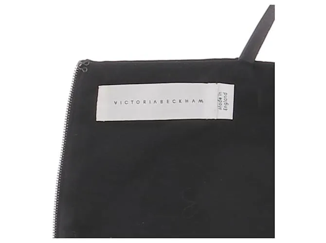 VICTORIA BECKHAM Vestidos T.FR 38 Seda Negro 