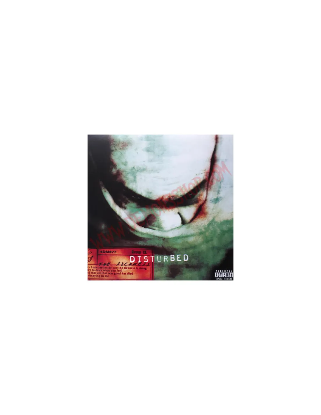 VINILO LP DISTURBED  THE SICKNESS