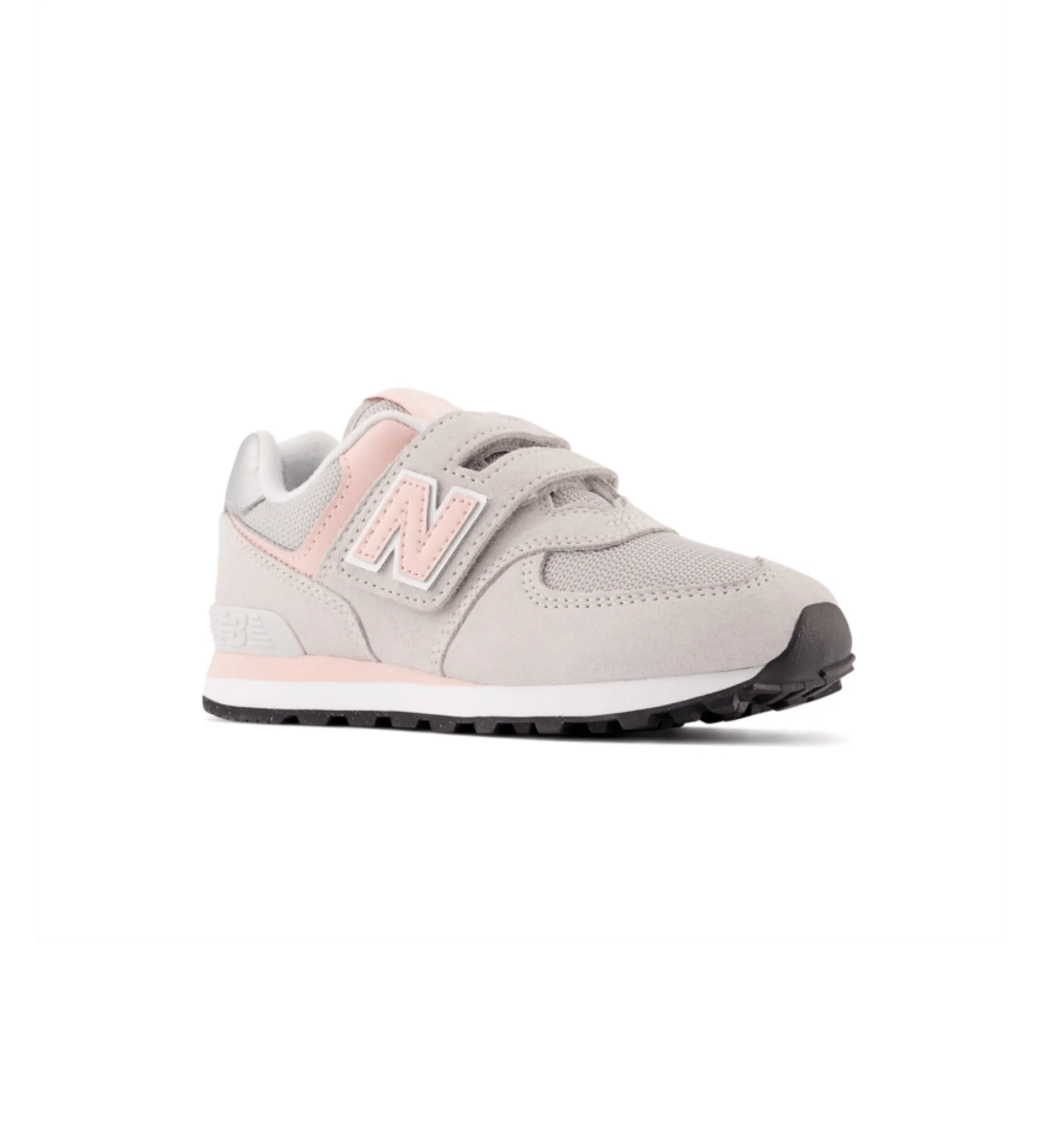 Zapatillas de Piel 574 Core Hook & Loop gris