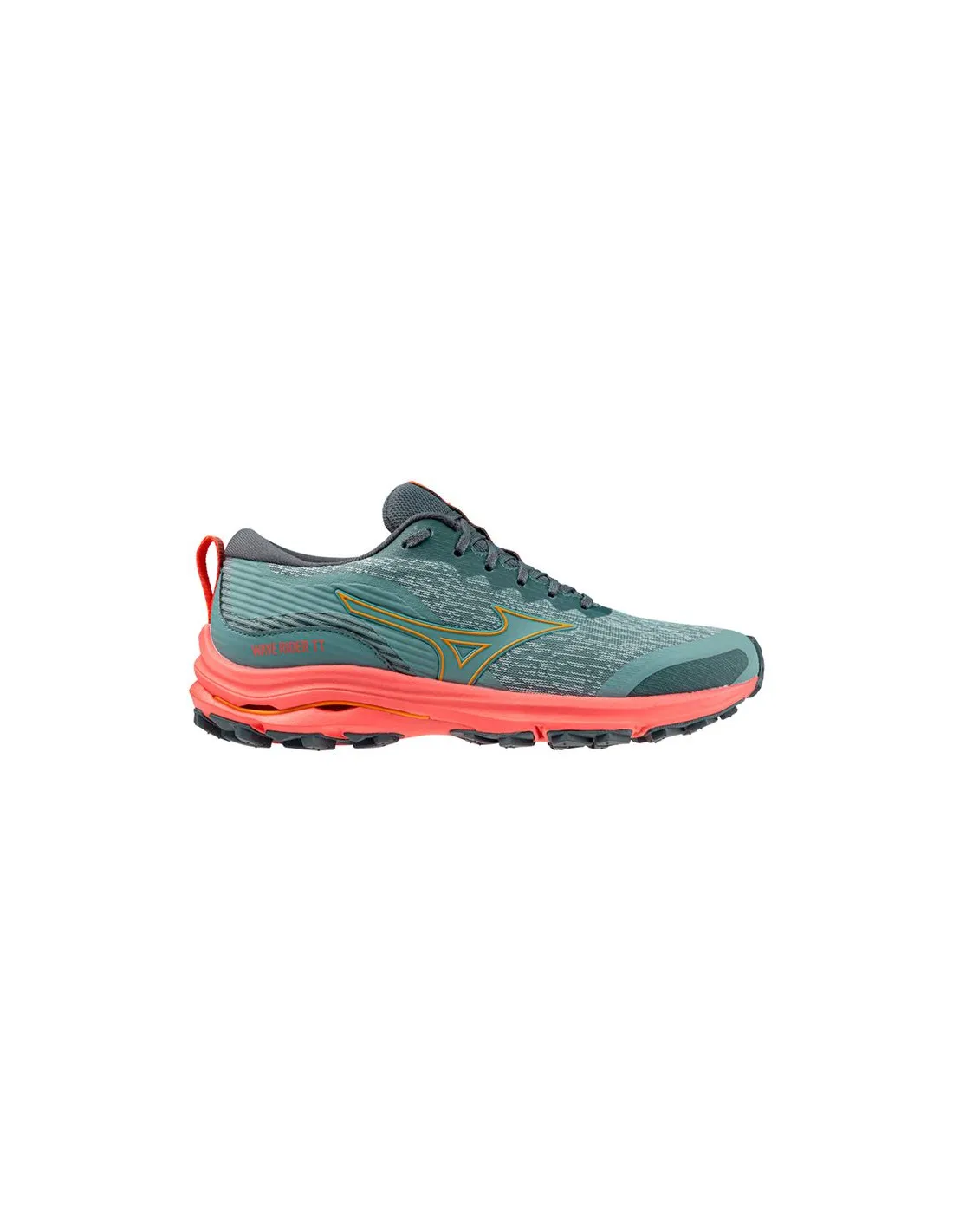 Zapatillas De Trail Mizuno Wave Rider Tt Mujer Gris Oscuro