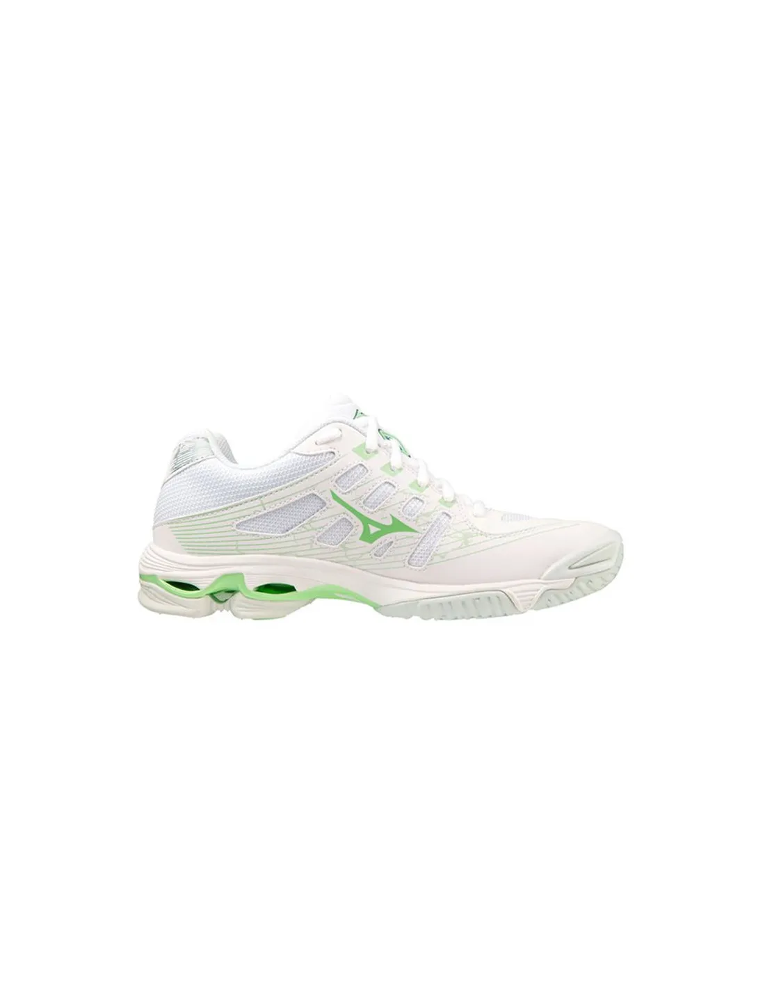 Zapatillas de Voleibol Mizuno Wave Voltage Blanco Mujer