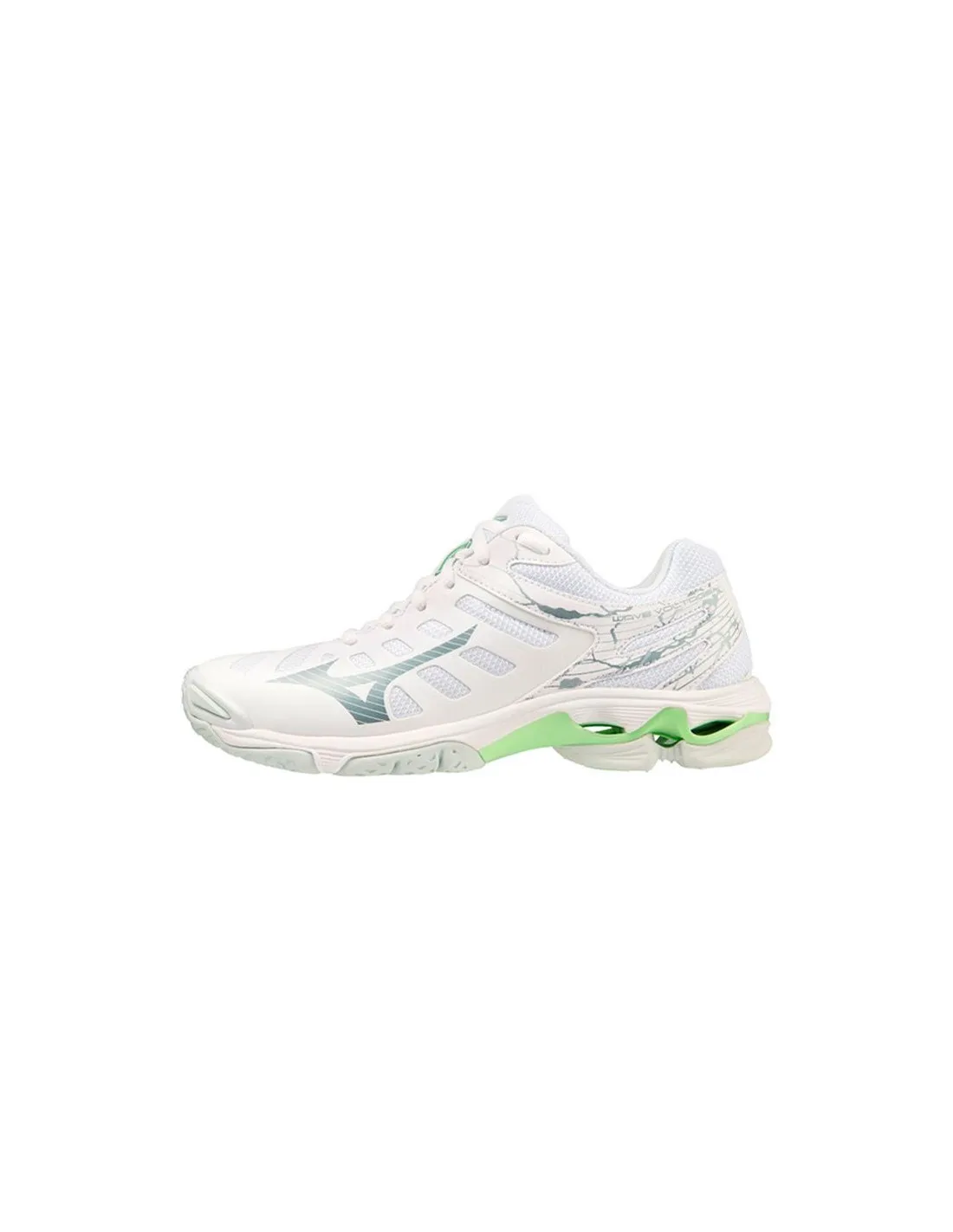 Zapatillas de Voleibol Mizuno Wave Voltage Blanco Mujer