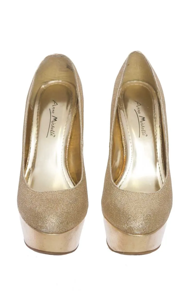 ZAPATOS COLOR DORADO  ANNE MICHELLE